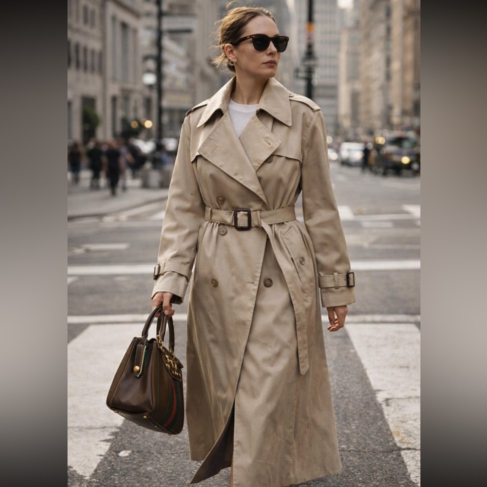 London Fog Classic Tan Trench Coat